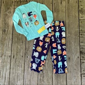 NWT Carter’s Animal Pajamas. Size 4.